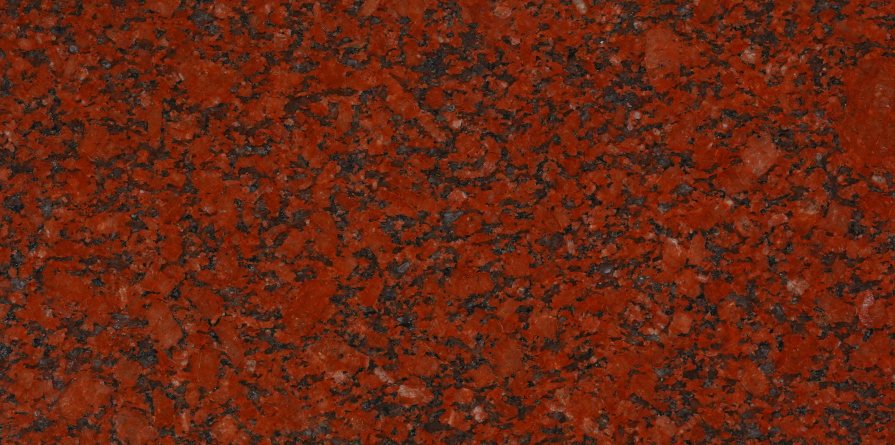 Polished Ruby Red granite