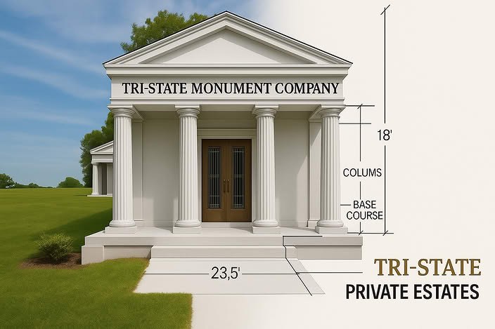Tri-State Private Estates walk-in mausoleum
