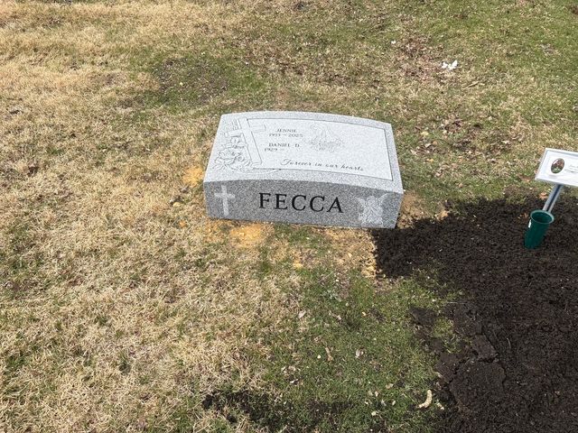 Flat & bevel marker made by Tri-State Monument Company